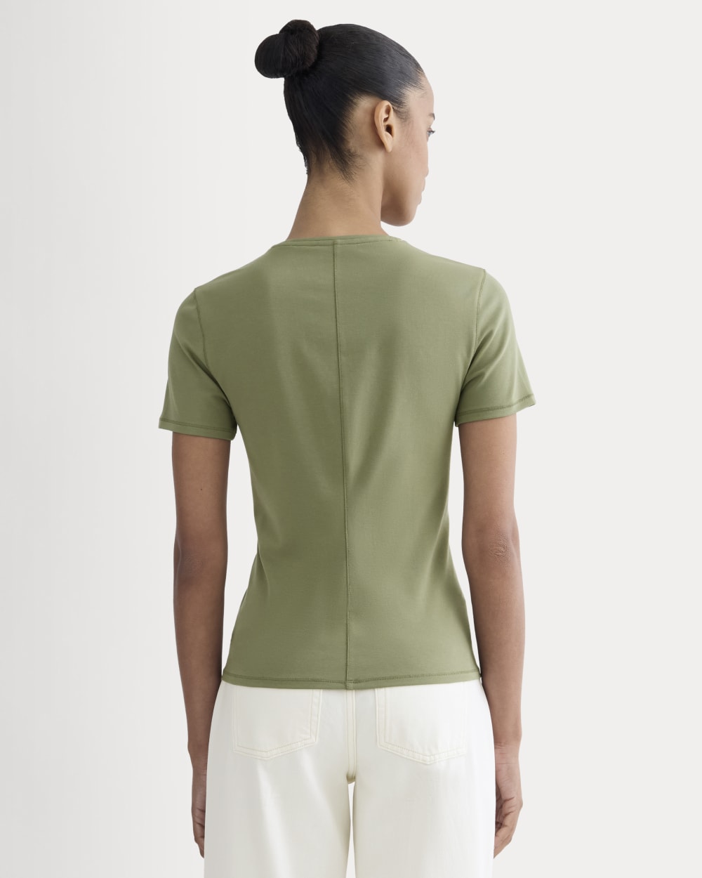 The Form Tee | Lichen Green - Image 4