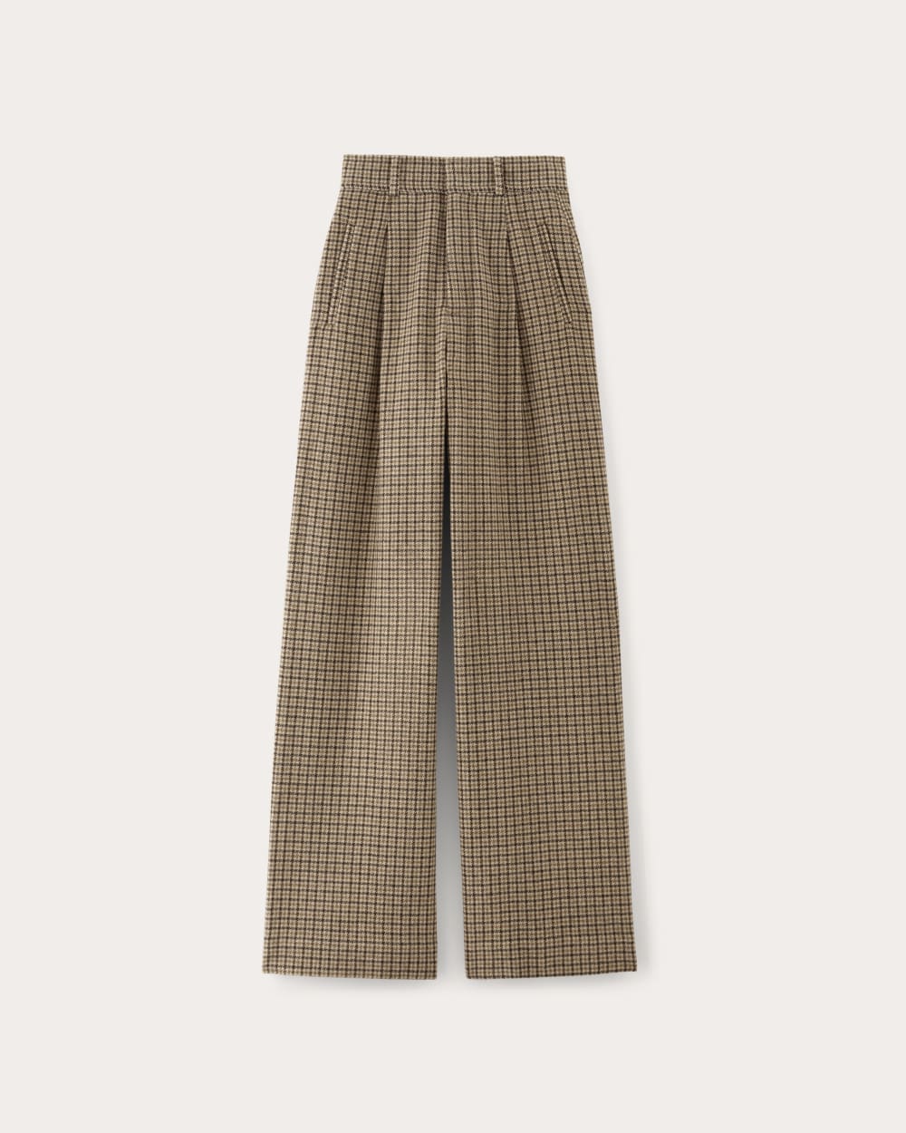 The Draper Pant in Wool | Camel Houndstooth - Image 2