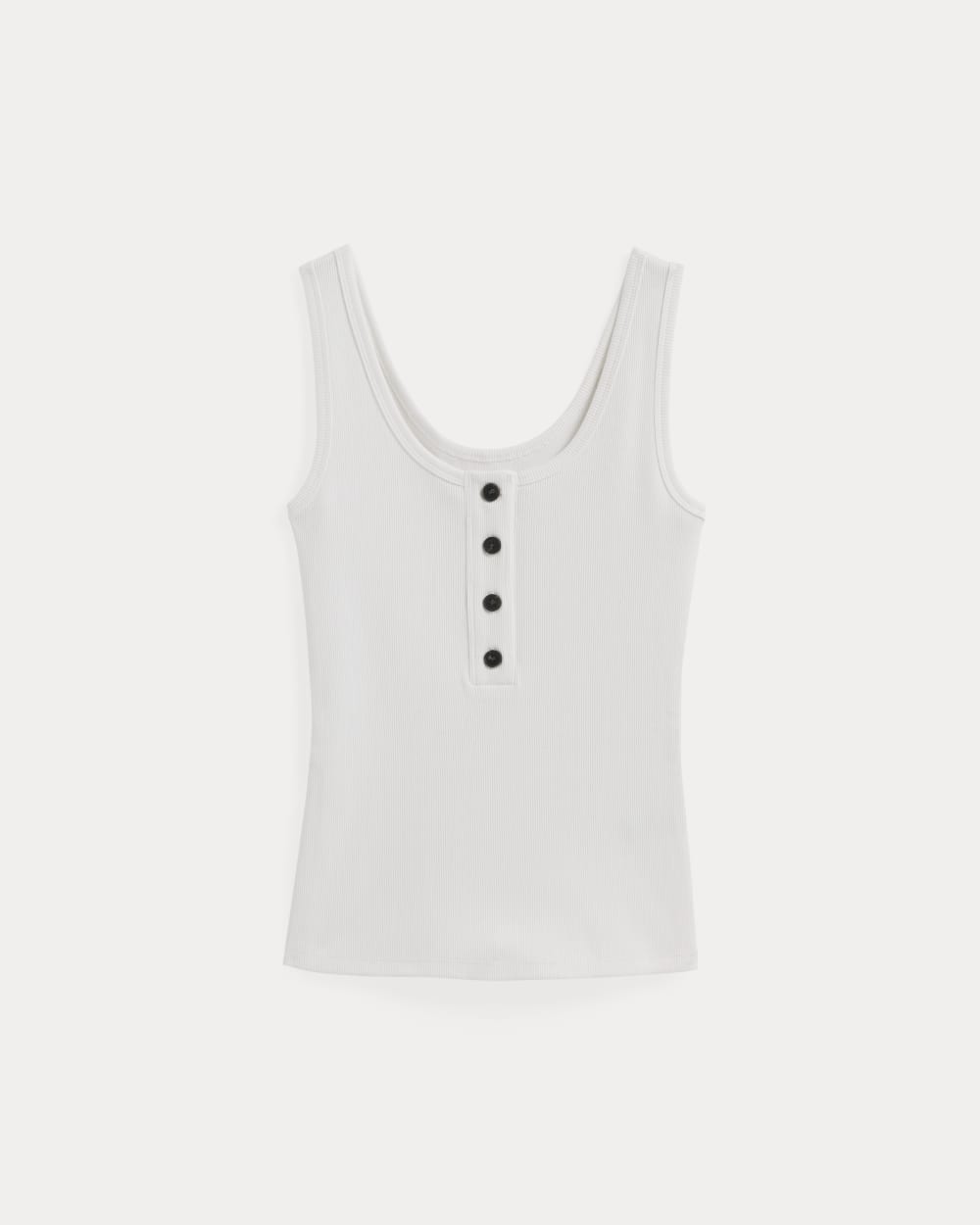 The Selfie Henley Tank | White - Image 2