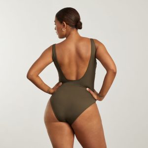Alternative view of The Square-Neck One-Piece | Beech