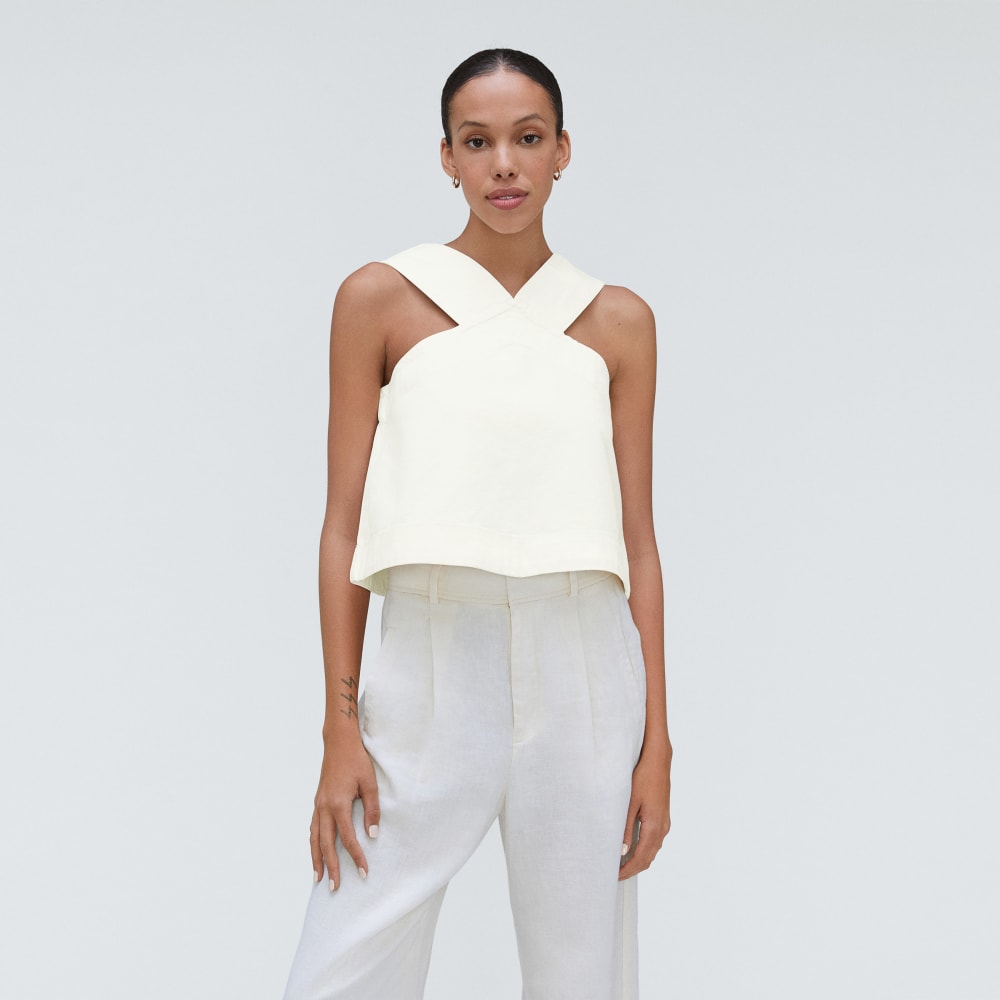 The Cross-Front Apron Top | Canvas - Image 2