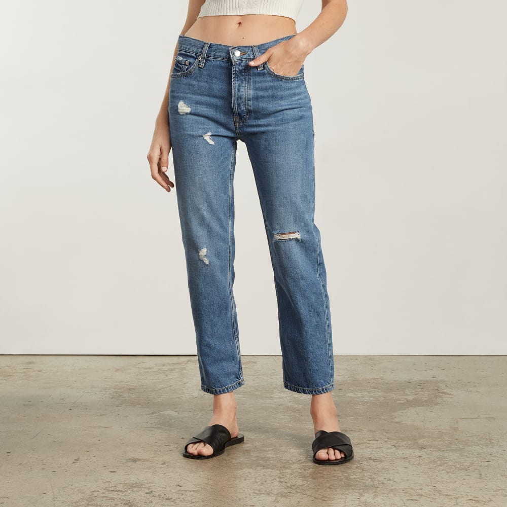 The Super-Soft Relaxed Jean | Mid Blue - Image 3