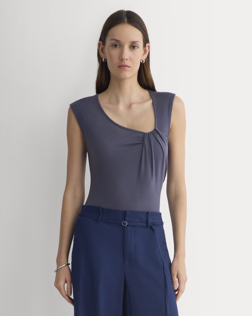 Asymmetrical Top in Butterluxe | Graystone