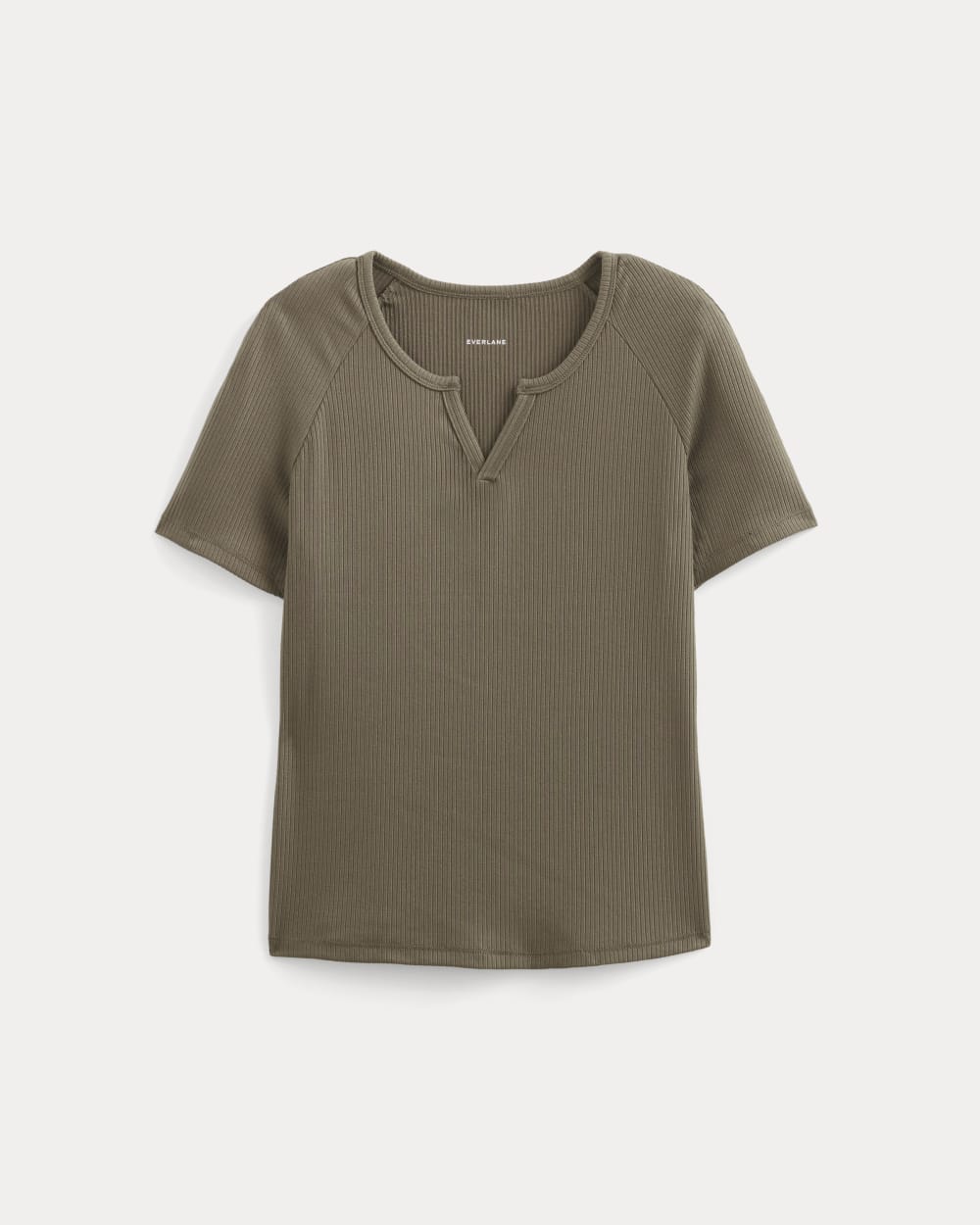 The Shimmy V-Neck Top | Taupe - Image 2