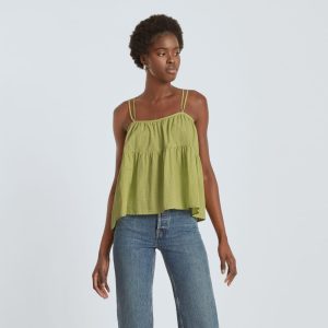 Alternative view of The Billow Cami | Pickled Pepper Plaid