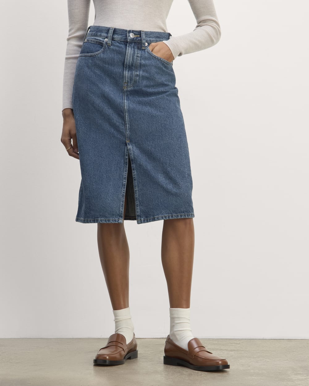 The Mid-Way Skirt | Deep Atlantic - Image 3