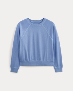 Alternative view of The Off-Duty Long-Sleeve Tee | Granada Sky Blue Garment Dye