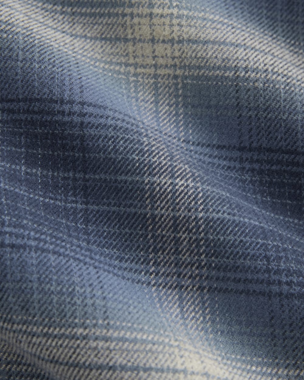 Flannel Shirt | Blue Ombre Plaid - Image 6