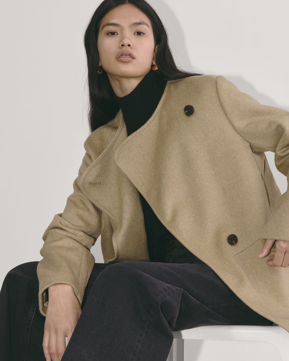 The October Coat | Dark Heathered Camel - Image 5