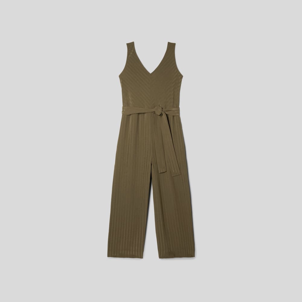 The City Stripe Draped Jumpsuit | Beech - Image 2