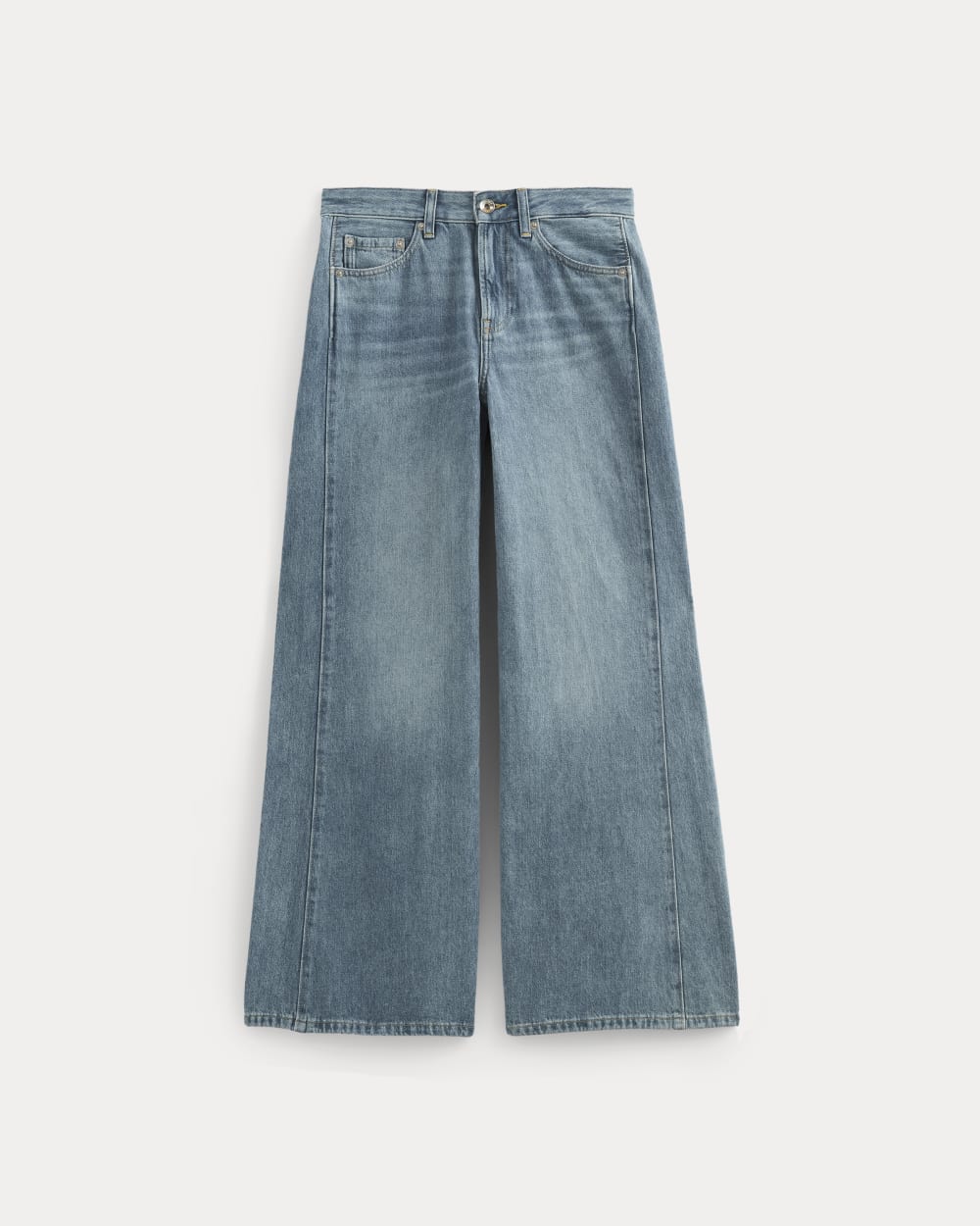 Paneled Ultra Wide-Leg Jean | Tungsten Scratch - Image 2