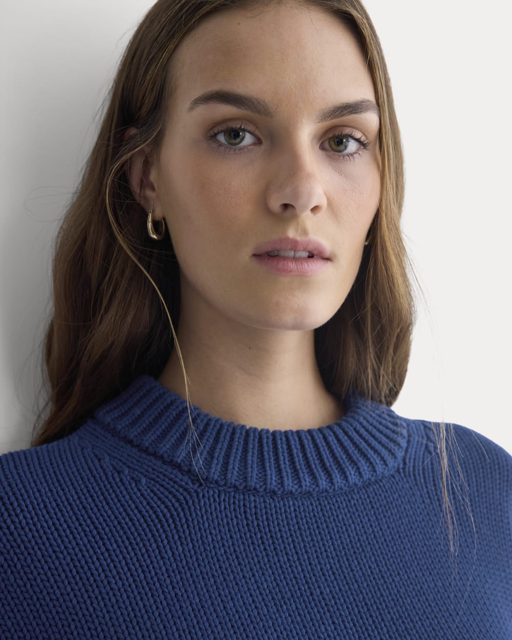 Oversized Cocoon Crew in Elevated Cotton | Estate Blue - Image 5