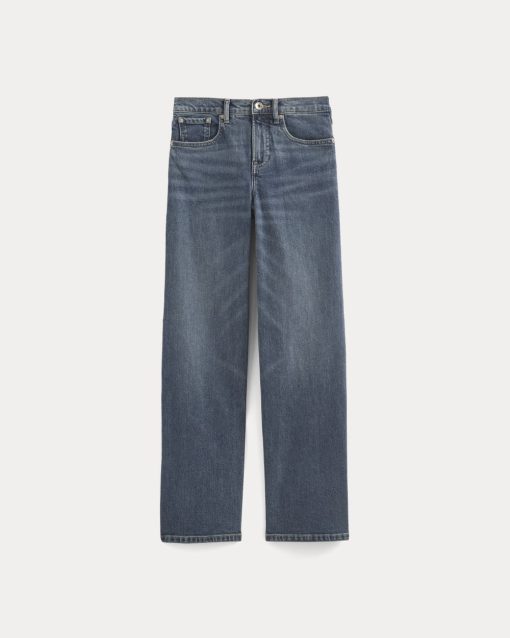 Alternative view of The Column Jean | Ocean | 31 Inseam