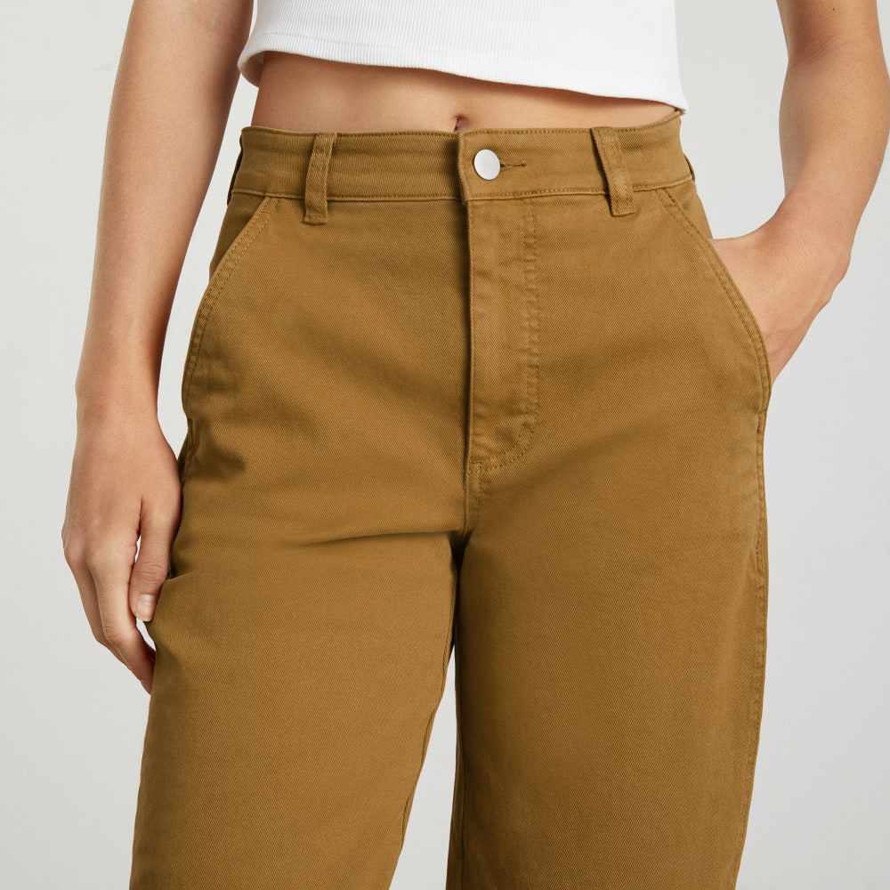 The Utility Barrel Pant | Golden Brown | Regular - Image 8