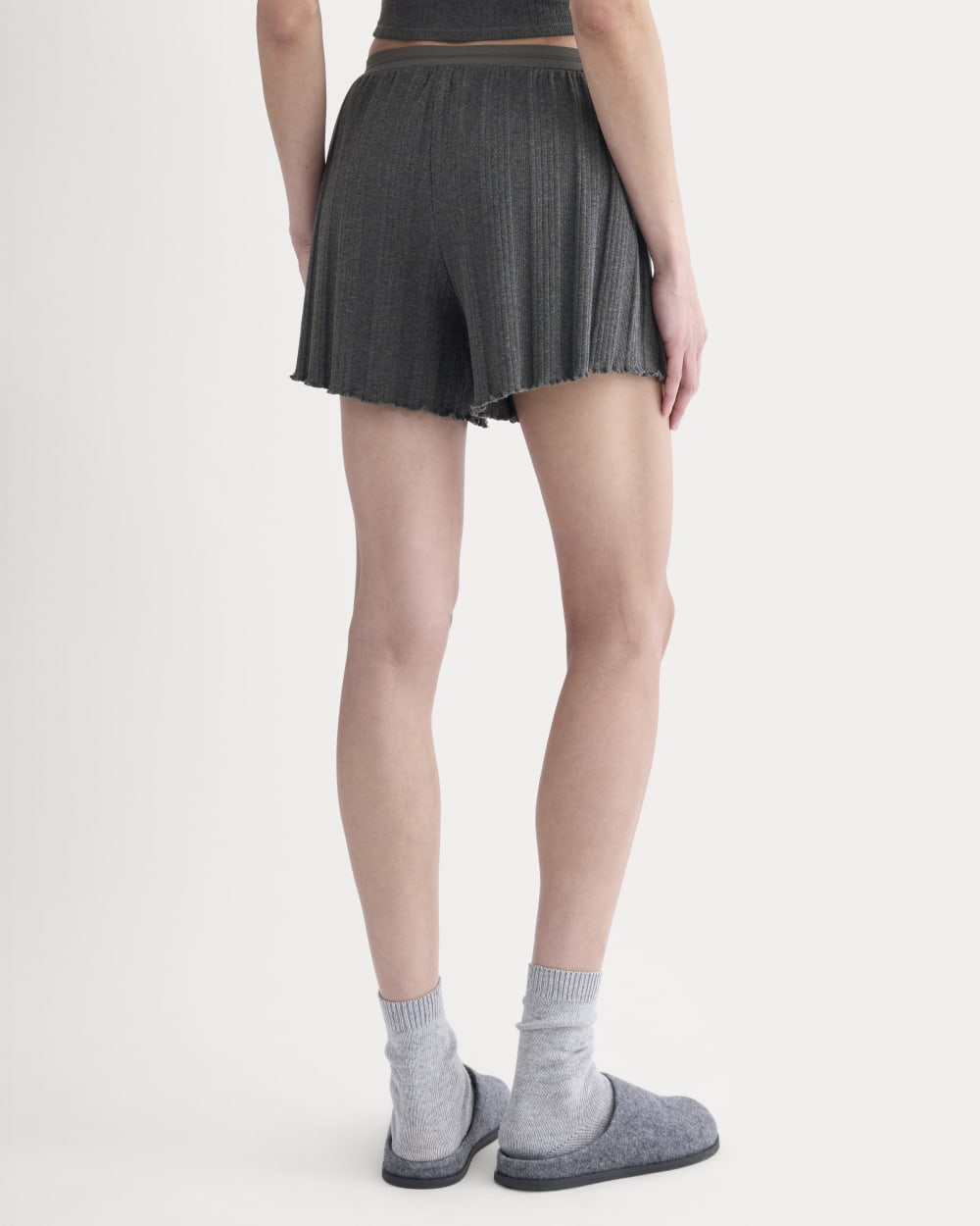 Lounge Rib Short | Heathered Soot - Image 8