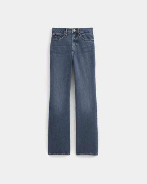 Alternative view of High-Rise Slim Bootcut Jean | Dark Indigo