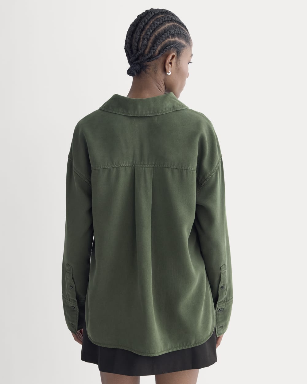 Boxy Shirt in Buttersoft | Dark Forest - Image 5