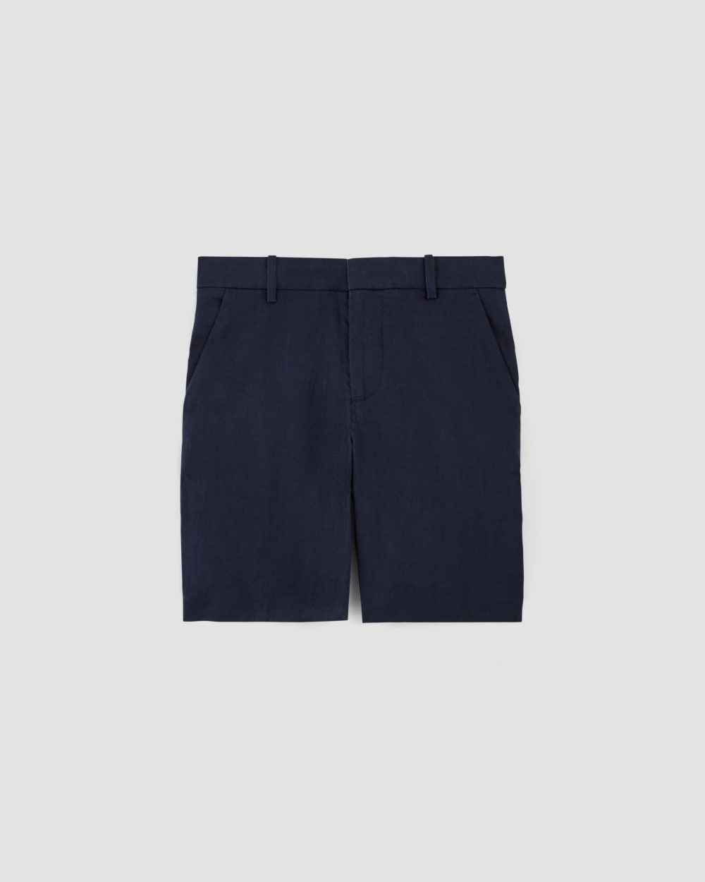 The 7 Linen Trouser Short | Navy - Image 2