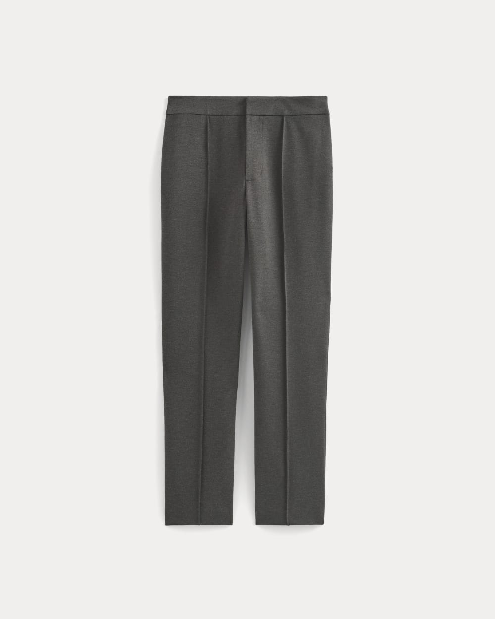 Slim Trouser in Ponte | Heathered Soot - Image 2