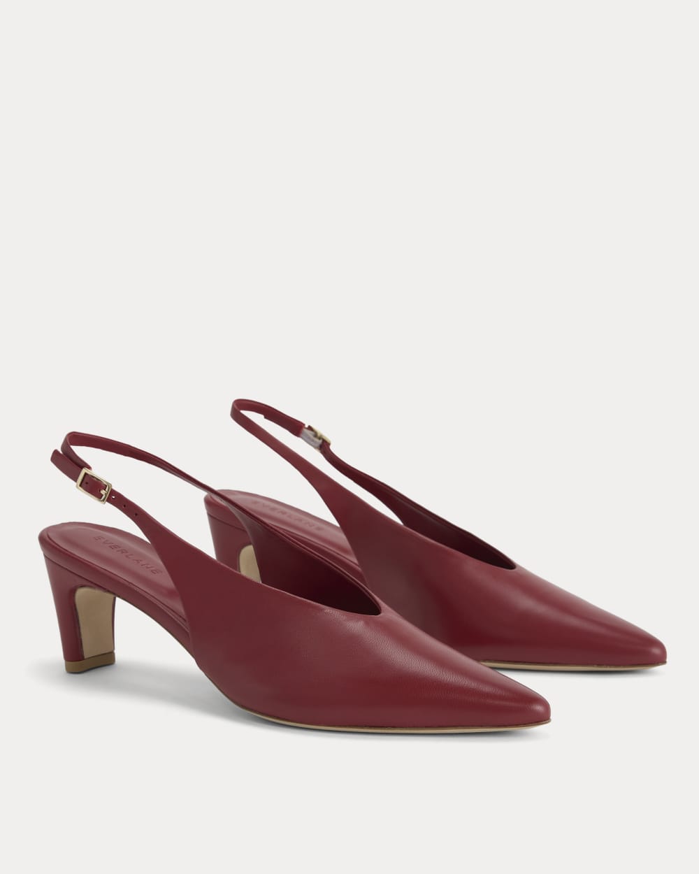 Pointed-Toe Slingback Heel | Rouge - Image 2