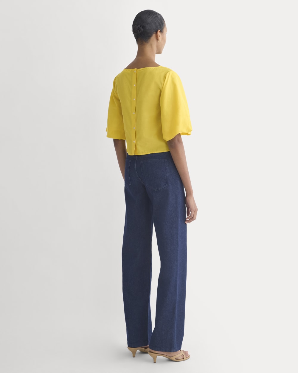 Bubble-Sleeve Top | Passion Fruit - Image 4
