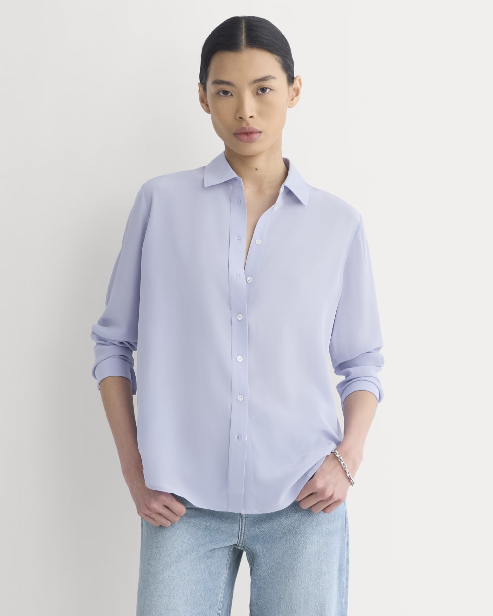 The Must-Have Shirt in Washable Silk | Aleutian