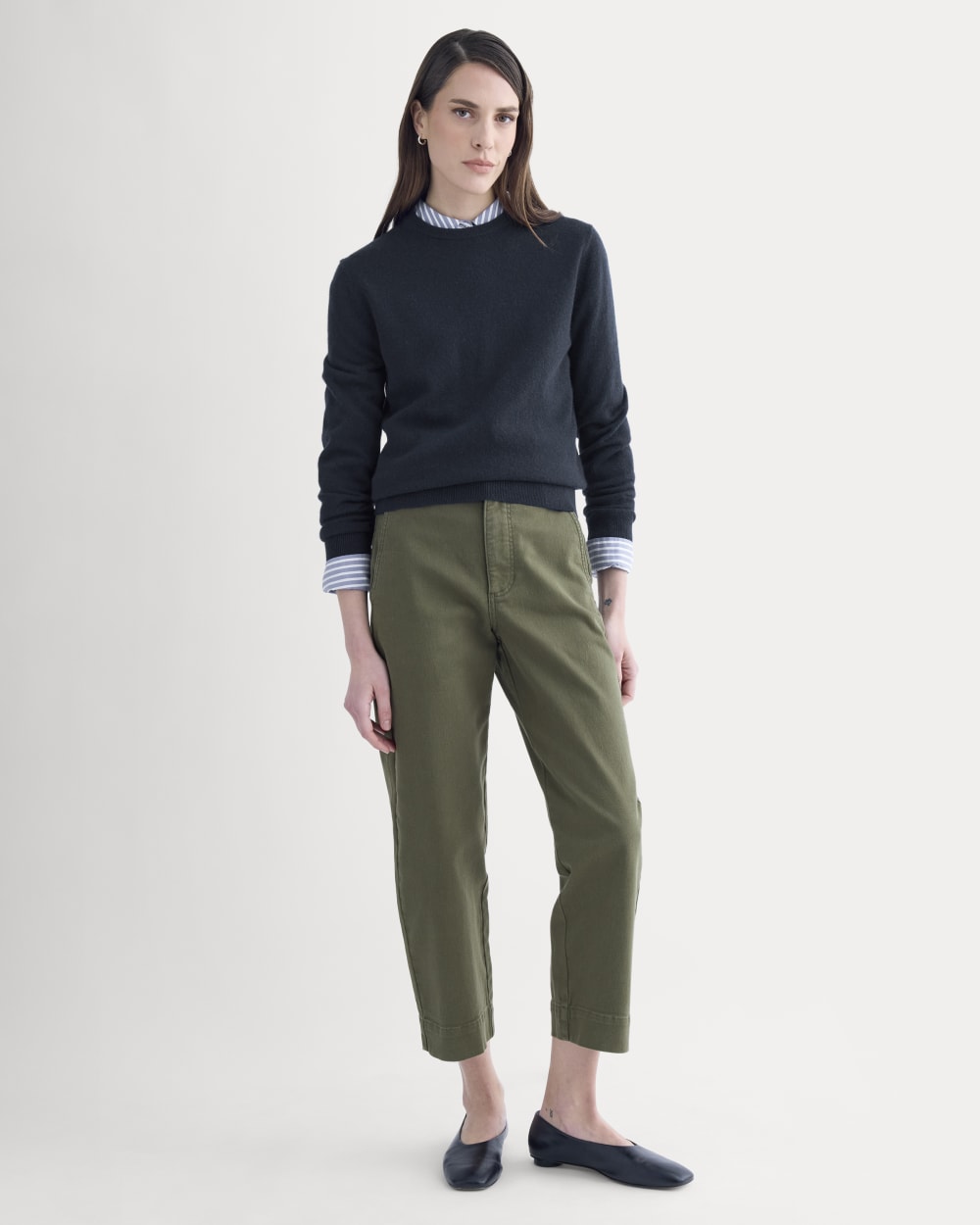 The Utility Straight-Leg Pant | Olive Night | 28.5 Inseam