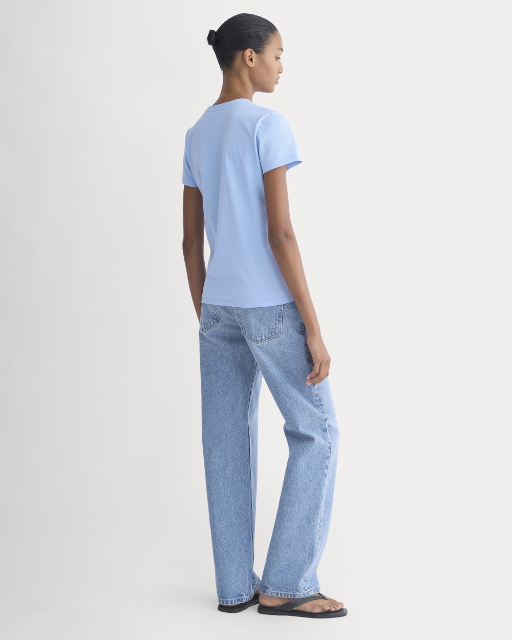 The Slim Crew in Essential Cotton | Open Air Blue - Image 5