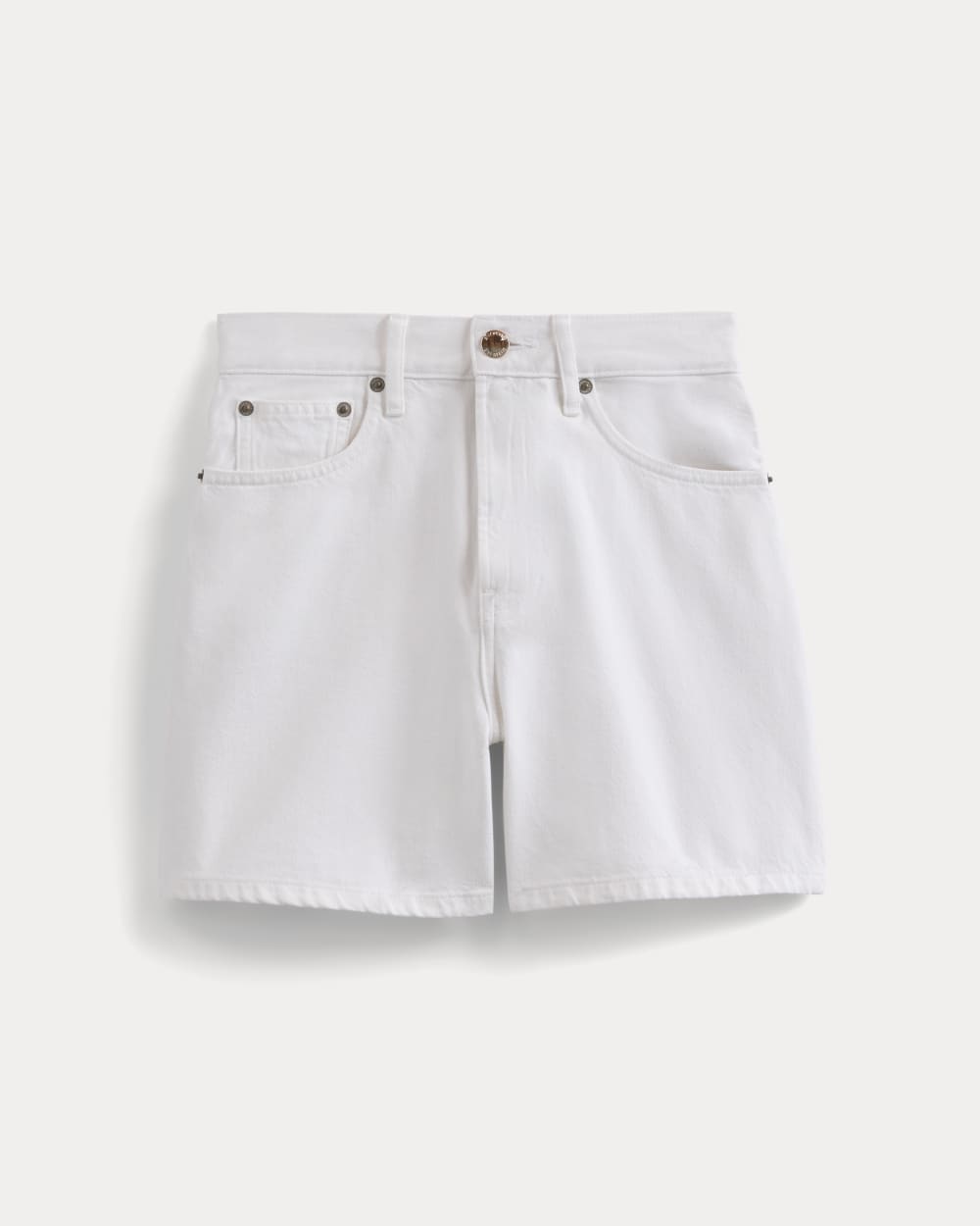 Way-High® A-Line Denim Short | Bright White - Image 2