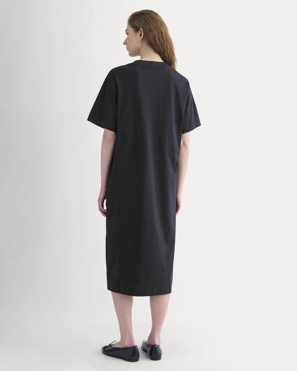 Weekend Tee Midi Dress | Black - Image 3