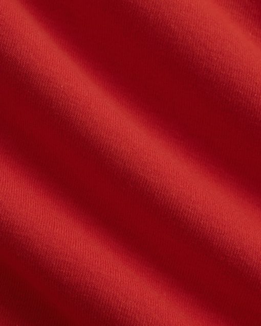 Alternative view of RetroSoft Cotton One-Shoulder Tank | Fiery Red
