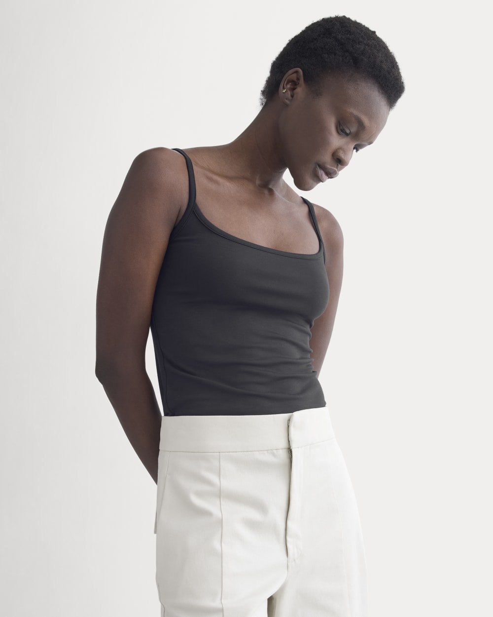 Scoopneck Cami | Black