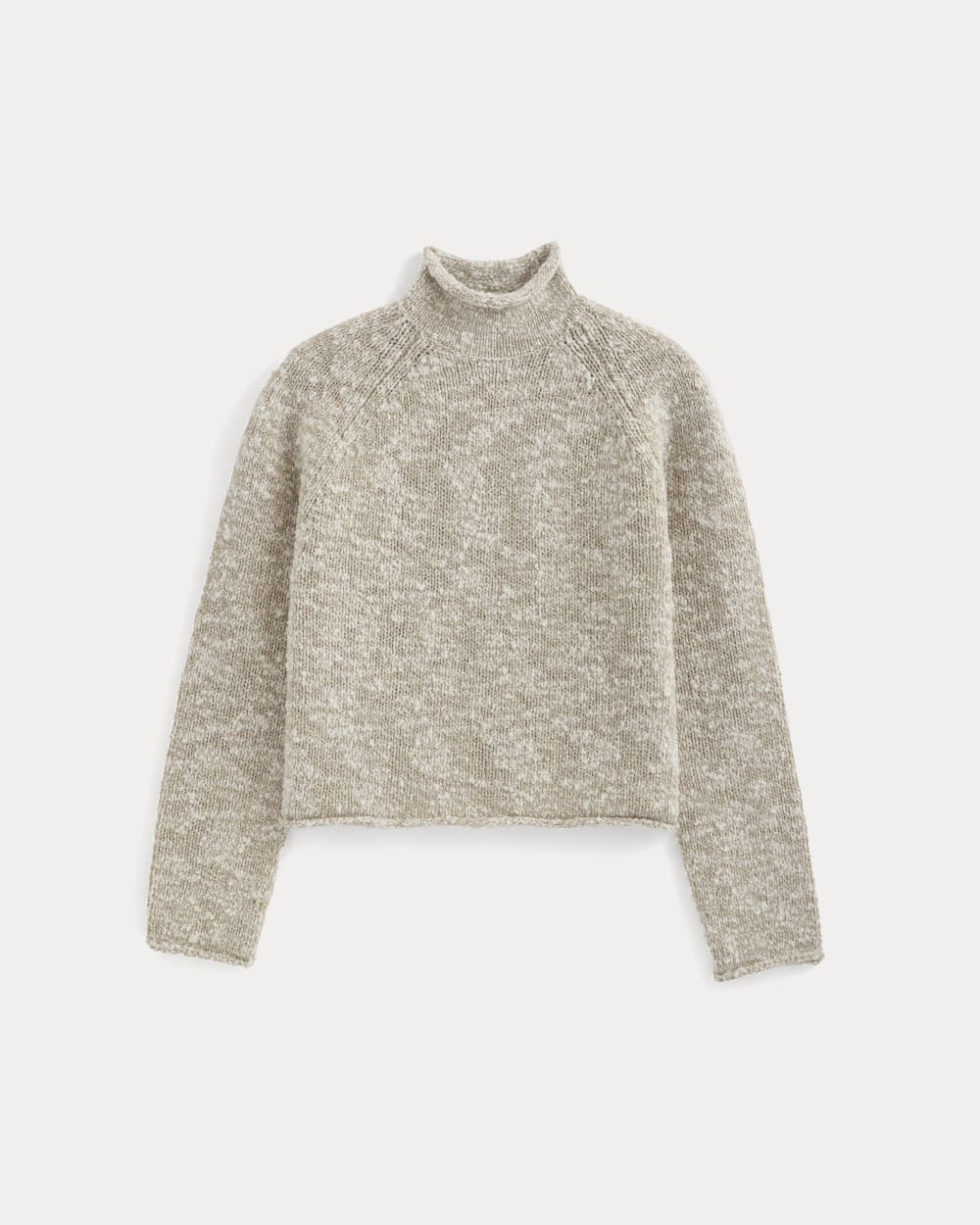 Rollneck Sweater | Bone/Trench Coat Twist - Image 2
