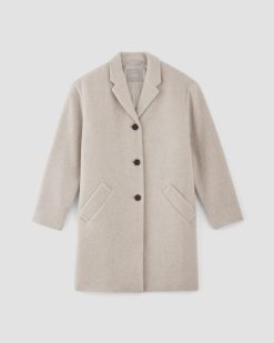 Alternative view of The Italian ReWool® Cocoon Coat | Oat