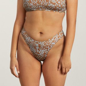 Alternative view of The Thigh-High Bikini Bottom | Honey Floral