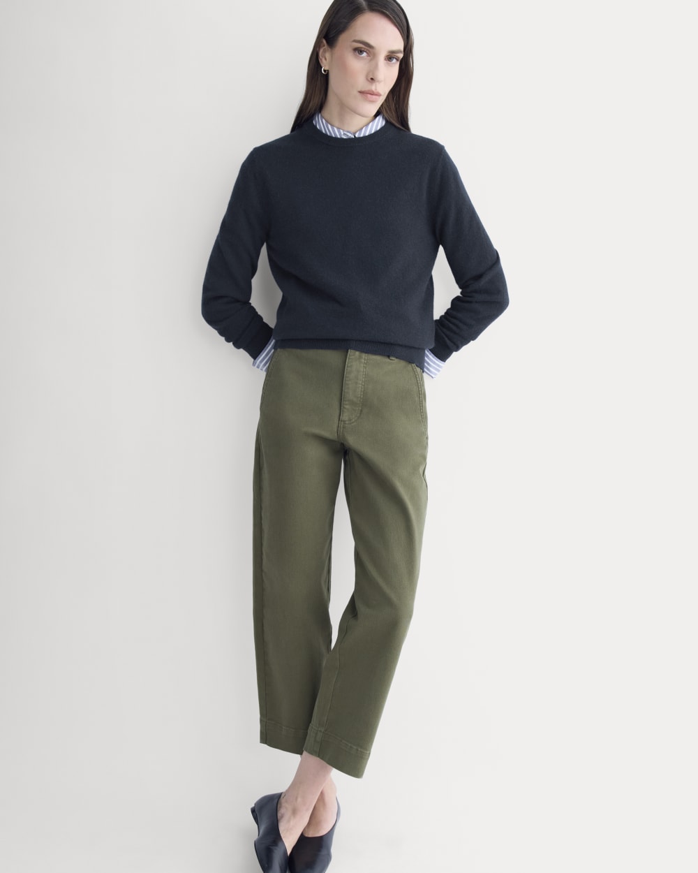 The Utility Straight-Leg Pant | Olive Night | 28.5 Inseam - Image 3