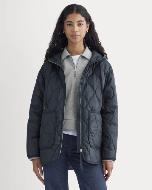 ReNew Quilted Hooded Liner | Navy