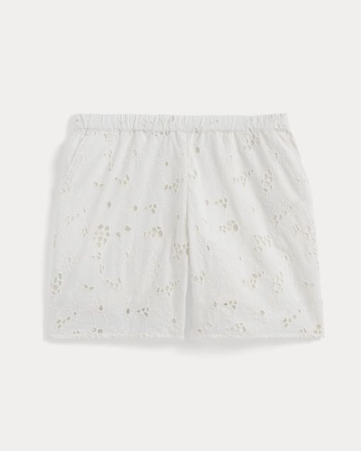 Alternative view of The Eyelet Pull-On Short | Bone