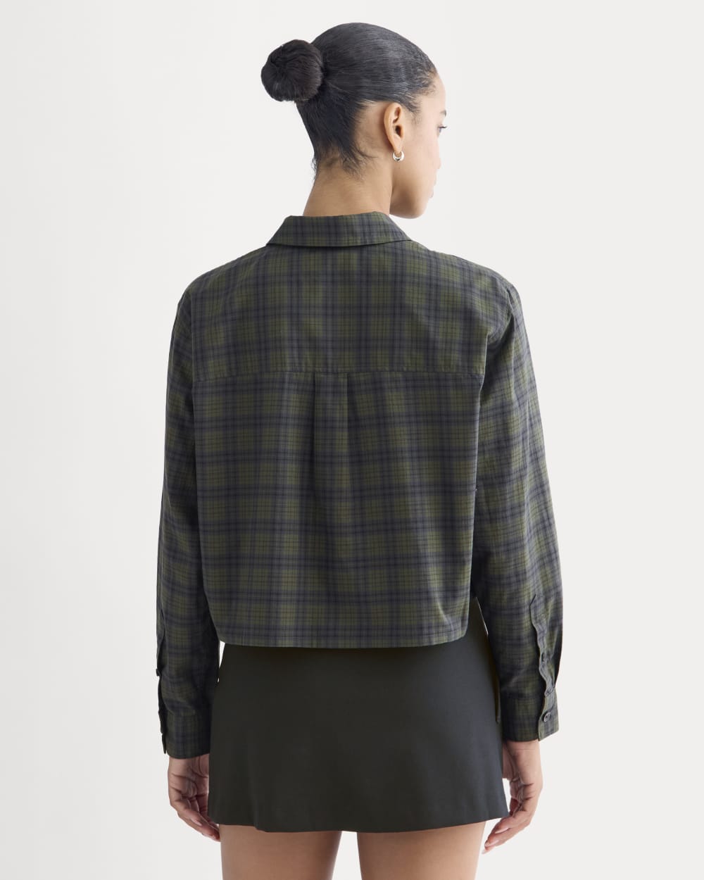 The Way-Short Shirt in Silky Cotton | Duffle Bag Plaid - Image 5