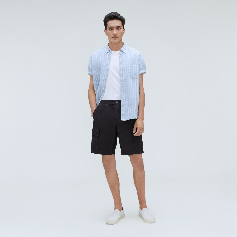 The Cotton Linen Short | Black - Image 6