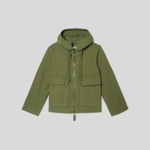 Alternative view of The Canvas Organic Cotton Anorak | Forest Green