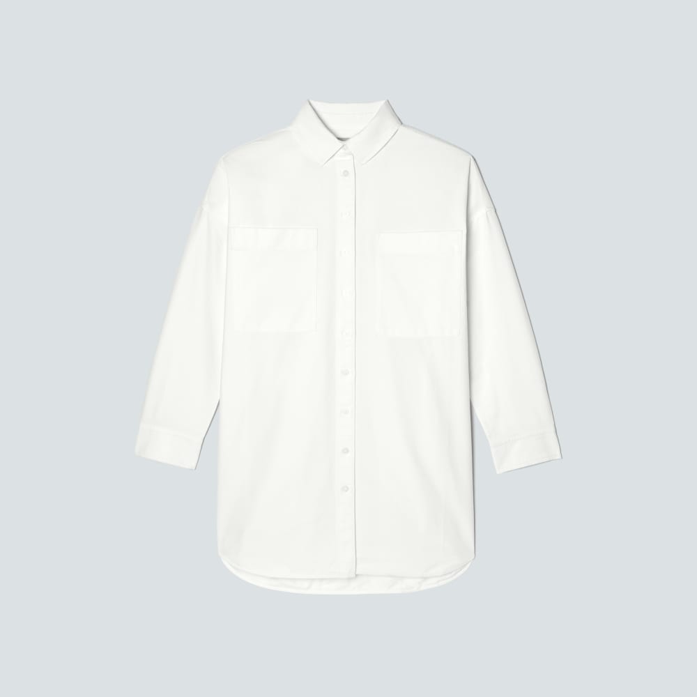The Way Long Oxford Shirt | White - Image 2