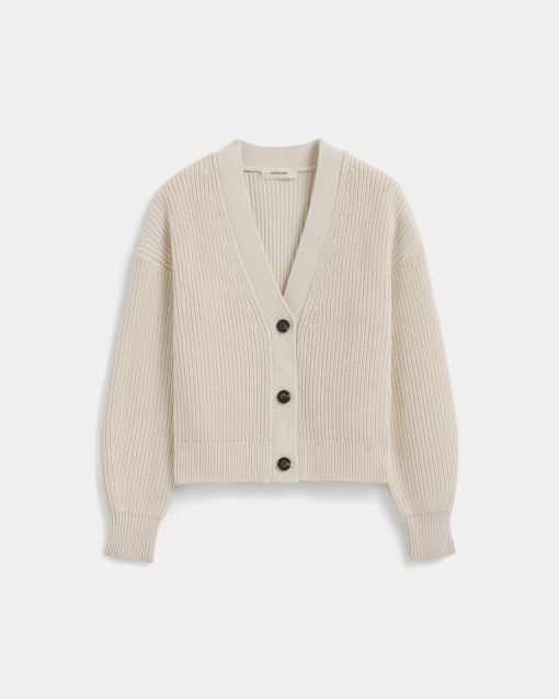 Alternative view of The Boxy Cardigan in Everyday Cotton | Canvas