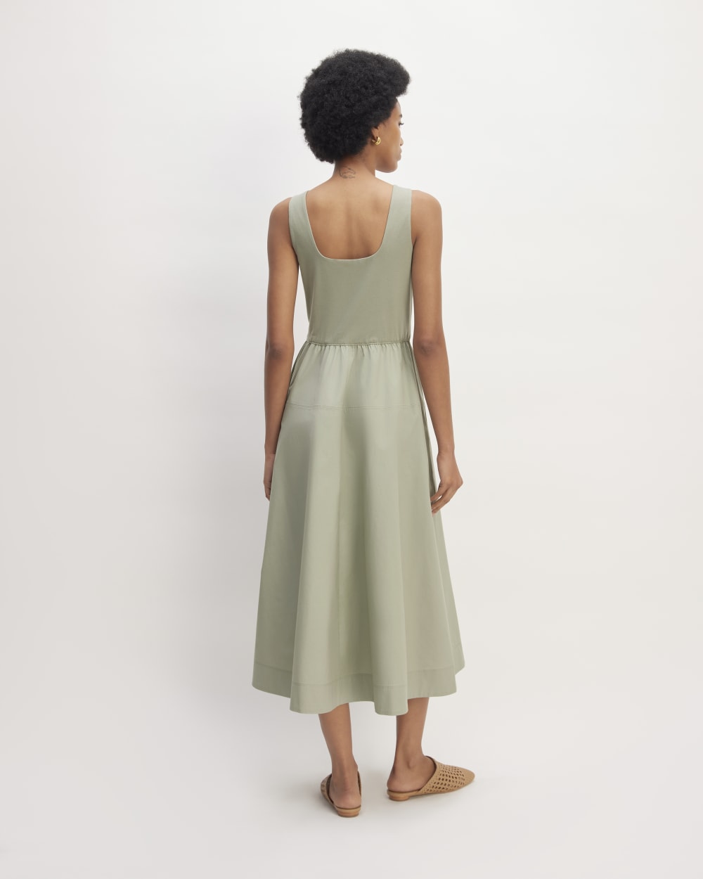 The Supima® Jersey Riviera Dress | Sage Green - Image 6