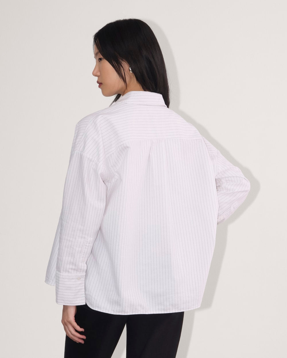 The Boxy Oxford | White / Black - Image 5