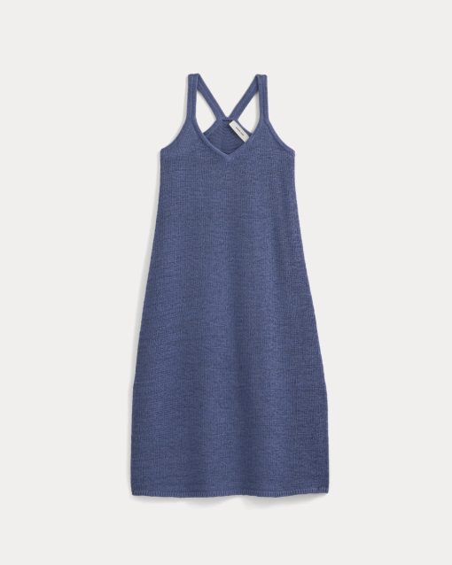 Alternative view of Sweater Racerback Midi Dress | Blue Dusk