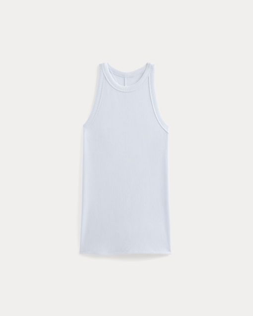 Alternative view of Luxe Rib Racerback Tank | Skywriting