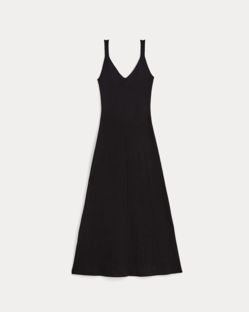 Alternative view of The Fine Knit Cami Dress | Black