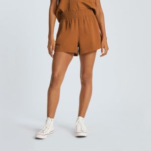 Alternative view of The Retro Jersey Short | Tawny Brown