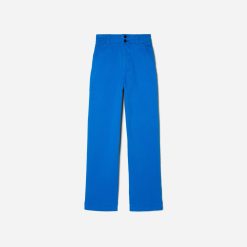 Alternative view of The Organic Wide-Leg Pant | Lapis Blue